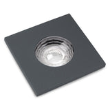 Graphite Grey GU10 Fire Rated IP65 Square Downlight