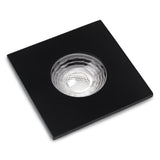 Matt Black GU10 Fire Rated IP65 Square Downlight