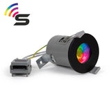 Matt Black Fire Rated Colour Changing Smart LED IP65 Downlight - SE Home