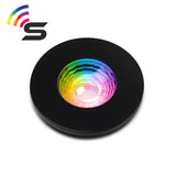 Matt Black Fire Rated Colour Changing Smart LED IP65 Downlight - SE Home