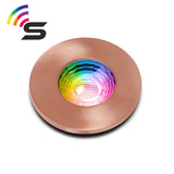 Rose Gold Fire Rated Colour Changing Smart LED IP65 Downlight - SE Home
