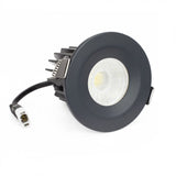 Anthracite CCT Fire Rated LED Dimmable 10W IP65 Downlight