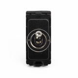Screwless Black Nickel 20A 2 Way Retractive Toggle Switch Module