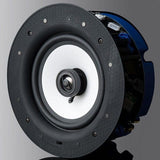 Lithe Audio 6.5" IP44 Waterproof Wireless Bluetooth Ceiling Speaker (BATHROOM PAIR - MASTER & SLAVE) - SE Home