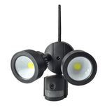 Wifi Outdoor Twin PIR LED Floodlight & Security Camera with 2 way audio (Black body) - SE Home