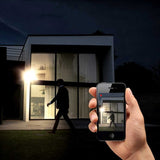 Wifi Outdoor Twin PIR LED Floodlight & Security Camera with 2 way audio (Black body) - SE Home