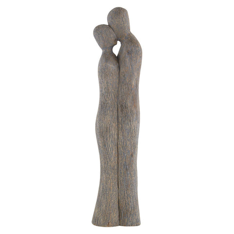 Mango Wood Kissing Couple Figurine - SE Home