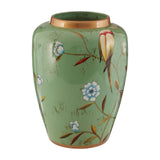 Sculptures & Ornaments Tropical Turquoise Large Ceramic Jar