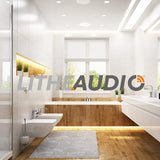 Lithe Audio 6.5" IP44 Waterproof Wireless Bluetooth Ceiling Speaker (BATHROOM PAIR - MASTER & SLAVE) - SE Home