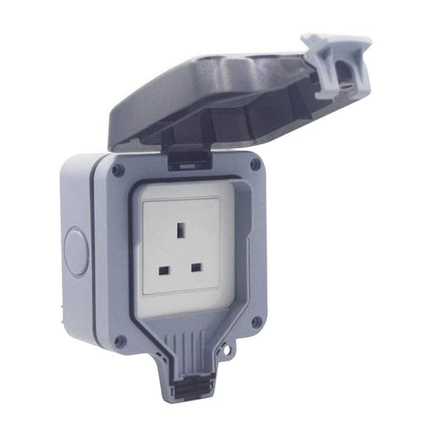 Smart Switches & Sockets Smart WiFi Waterproof Outdoor IP55 Single Plug Socket