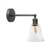 Rosetti Dapple Glass Wall Light - Bronze