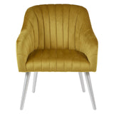 Arm Chairs, Recliners & Sleeper Chairs Louxor Mustard Fabric Armchair