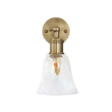 Rosetti Dapple Glass Wall Light - Brass