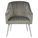 Arm Chairs, Recliners & Sleeper Chairs Louxor Grey Fabric Armchair