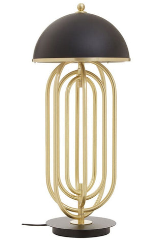 Metropolis Black & Gold Effect Table Lamp