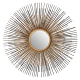 Templar Nickel / Bronze Finish Wall Mirror - SE Home