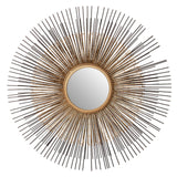 Mirrors Templar Nickel / Bronze Finish Wall Mirror