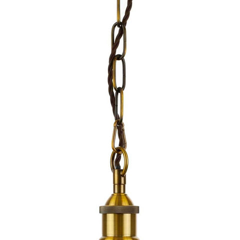 Antique Gold Decorative Bulb Holder with Chain - SE Home