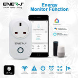 Smart Switches & Sockets Smart WiFi Plug Adaptor with Energy Monitor