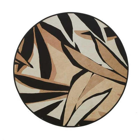 Arts & Crafts Astratto Round Canvas Wall Artwork