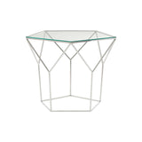 Shalimar Pentagonal Silver Coffee Table - SE Home