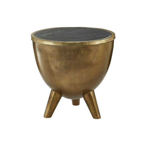 Crest Table Black Marble Top Table - SE Home