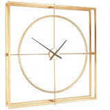 Trinity Metal Skeleton Wall Clock - SE Home