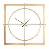 Trinity Metal Skeleton Wall Clock - SE Home