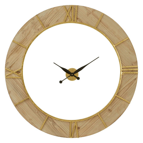 Yaxi Wall Clock With White Face - SE Home