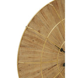 Yaxi Wall Clock With Natural Face - SE Home