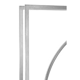 Trinity Silver Finish Skeleton Wall Clock - SE Home