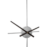 Trinity Silver Finish Skeleton Wall Clock - SE Home