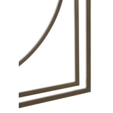 Trinity Rust Finish Skeleton Wall Clock - SE Home