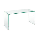 Coffee Tables Matrix Clear Bent Glass Coffee Table