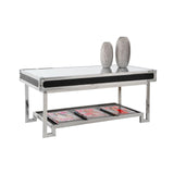 Crocodile Leather Effect Coffee Table - SE Home