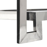 Crocodile Leather Effect Coffee Table - SE Home