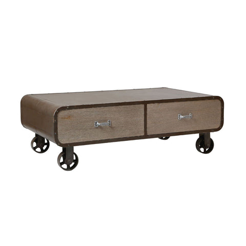 Village Loft 2 Drawers Coffee Table - SE Home