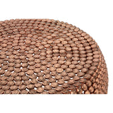 Templar Beaded Iron Copper Coffee Table - SE Home