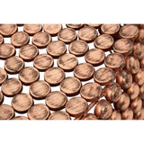 Templar Beaded Iron Copper Coffee Table - SE Home
