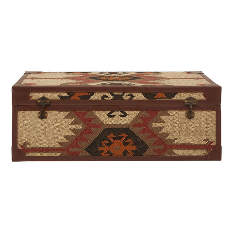 Aztec Multi Print Coffee Table Trunk - SE Home