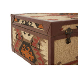 Aztec Multi Print Coffee Table Trunk - SE Home
