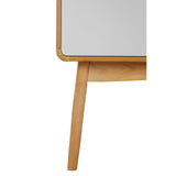 Malmo Sideboard In Oak Wood With 1 Door & 2 Drawers - SE Home