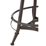Fir Wood And Metal Bar Chair - SE Home