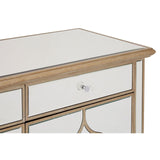 Medina Mirrored Cabinet With 3 Drawers And Mirrored Glass - SE Home