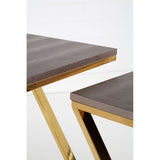 Pacific Faux Snake Skin Nest Of 3 Tables - SE Home