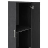 Cabinets & Storage Pacific Black Faux Shark Skin Cabinet