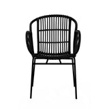 Arm Chairs, Recliners & Sleeper Chairs Lagom Black Rattan Chair With Raised Sides