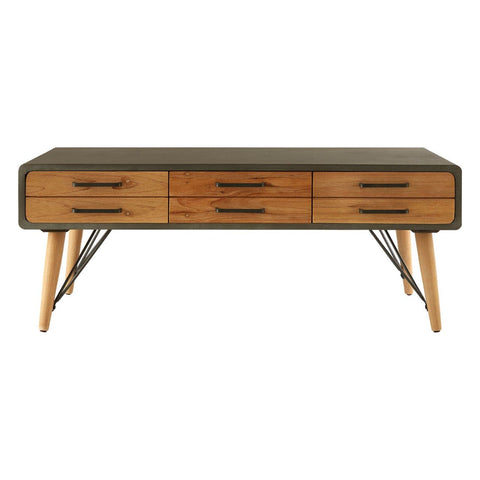 Trinity Coffee Table With Six Drawers - SE Home