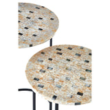 Halle Mother Of Pearl Side Tables - SE Home
