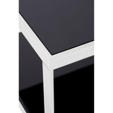 Allure Silver Finish Square Coffee Table - SE Home